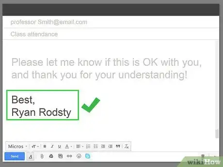 Image titled Tell Your Teachers You Won't Be Here over Email Step 16