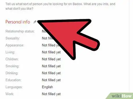 Image titled Set Up a Profile on Badoo Step 11