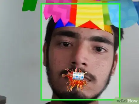 Image titled Use Birthday Lenses on Snapchat Step 6