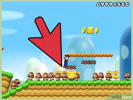 Image titled Destroy a Goomba in Super Mario Bros Step 9