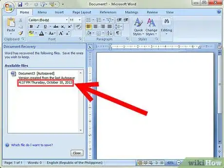 Image titled Set up Autosave on Microsoft Word 2007 Step 12Bullet2