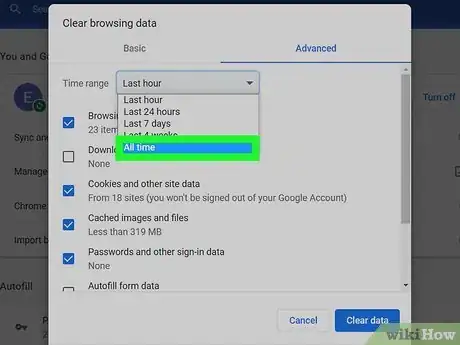 Image titled Erase Google History Step 11