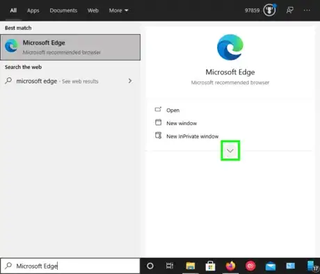 Image titled Expand Options in Microsoft Edge Search.png