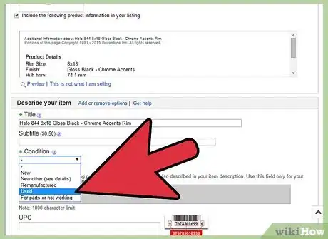 Image titled Sell Auto Parts on eBay Step 8