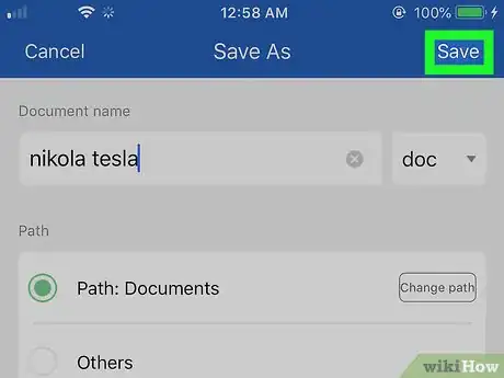 Image titled Edit a Document on iPhone Step 24
