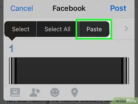 Image titled Quote on Facebook on an iPhone or iPad Step 10