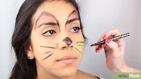 Image titled Face Paint a Cat Step 4