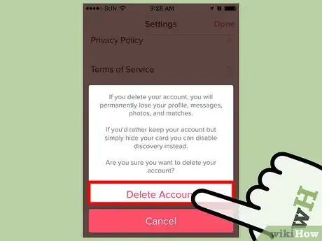 Image titled Deactivate Tinder Account Using iOS Devices Step 5