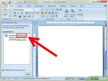 Image titled Set up Autosave on Microsoft Word 2007 Step 12Bullet1