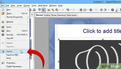 Image titled Share a Presentation Online with OpenOffice.org Step 8