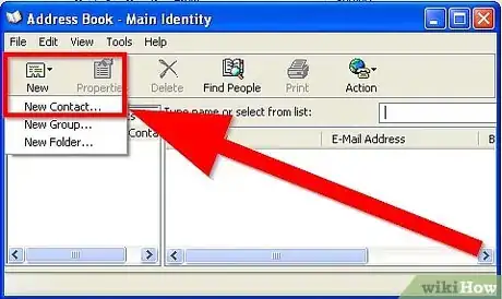 Image titled Add Addresses to Outlook Express Address Book Step 2