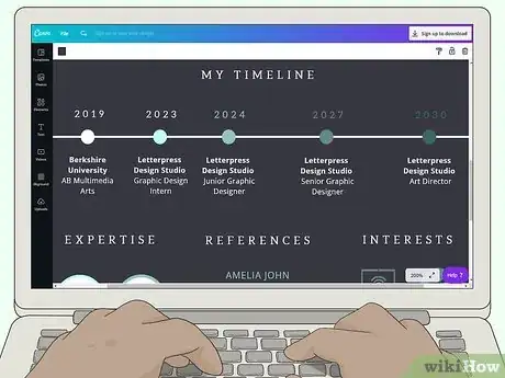 Image titled Create a Visual Resume Step 10