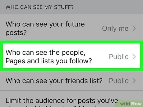 Image titled Make Facebook Private Step 9