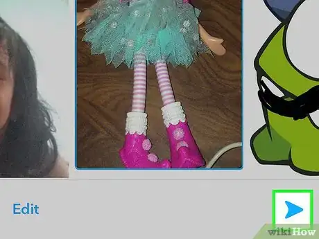 Image titled Send Pictures in a Snapchat Conversation Step 6