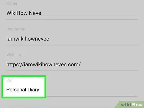 Image titled Edit Your Instagram Bio Step 4