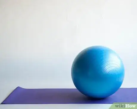 Image titled Warm up With an Exercise Ball Step 1