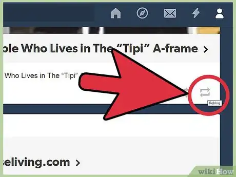 Image titled Reblog Yourself on Tumblr Step 5