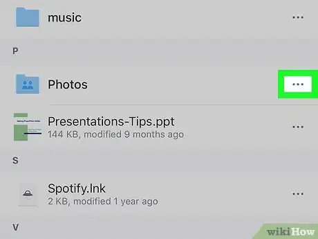 Image titled Remove a Shared Folder on Dropbox on iPhone or iPad Step 2