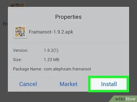 Image titled Root a ZTE Android Phone with Framaroot Step 9