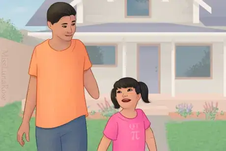 Image titled Dad Walks with Scarred Daughter.png