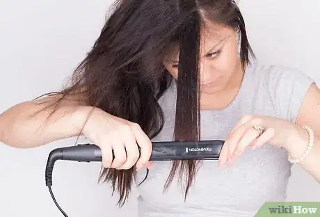 Image titled Get Shiny Hair While Using a Flat Iron Step 11