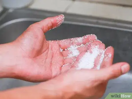 Image titled Get Super Glue off of Your Hands with Salt Step 1