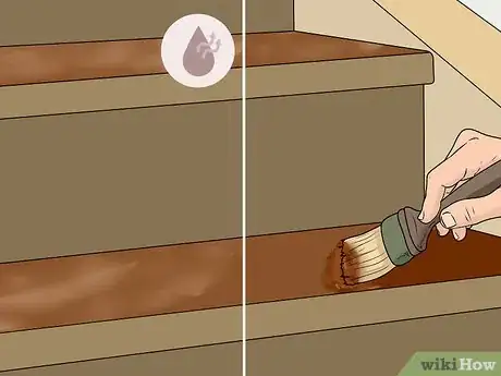 Image titled Stain Stairs Step 16