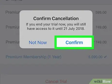 Image titled Cancel Skillshare on iPhone or iPad Step 10