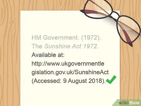 Image titled Cite an Act of Parliament Step 11