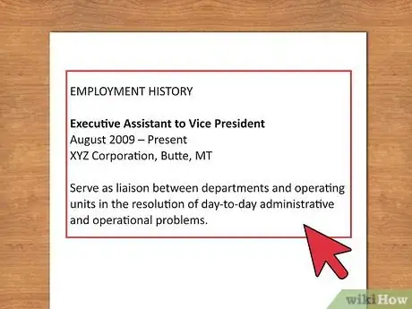Image titled Write a Chronological Resume Step 7