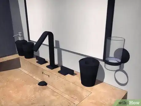 Image titled Use Black Decor in a Bathroom Step 8