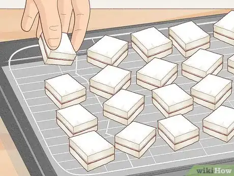 Image titled Make a Layered Fondant Iced Petit Four Cake Step 23