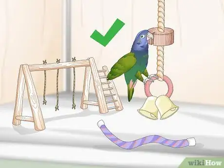 Image titled Set Up a Pionus Parrot Habitat Step 12