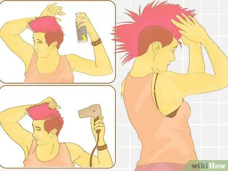 Image titled Put up a Mohawk or Liberty Spikes Step 17