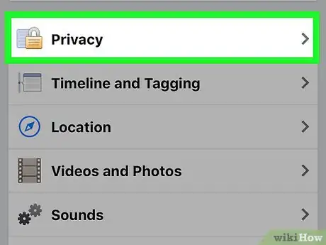 Image titled Make Facebook Private Step 5