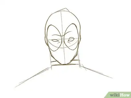 Image titled Draw Deadpool Step 9