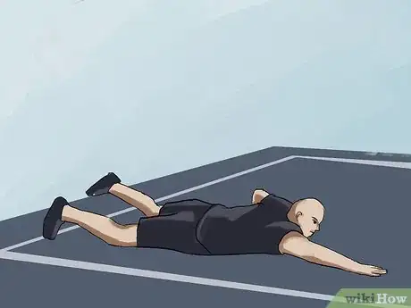 Image titled Do a Pancake in Volleyball Step 5