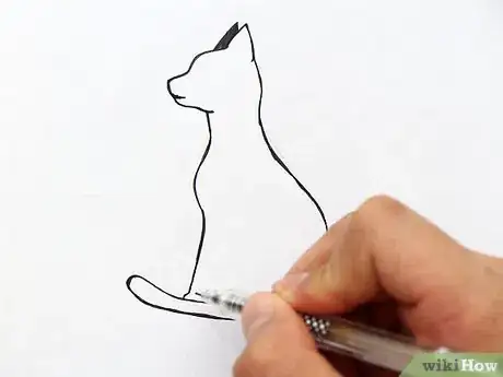 Image titled Draw Bastet in Cat Form Step 9