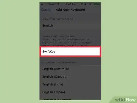 Image titled Add a New Keyboard on an iPhone Step 21