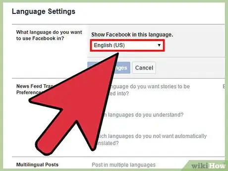 Image titled Change the Facebook Site's Viewing Language Step 18