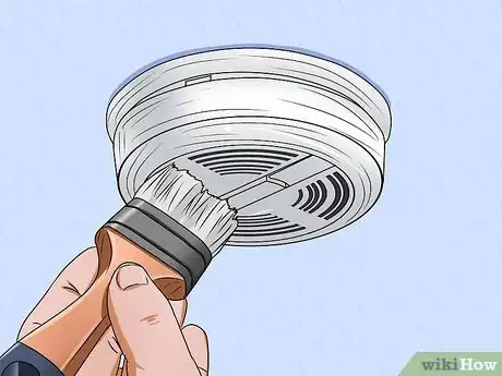 Image titled Avoid False Alarms With Your Smoke Alarm Step 1