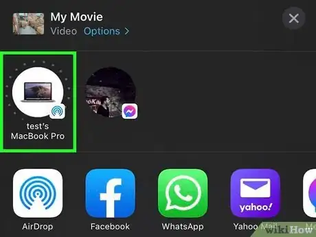 Image titled Transfer an iMovie Project from iPhone to Mac Step 4