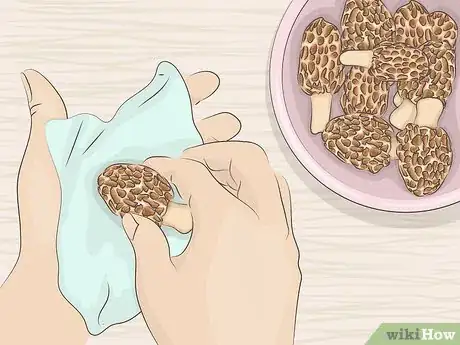 Image titled Saute Morel Mushrooms Step 2