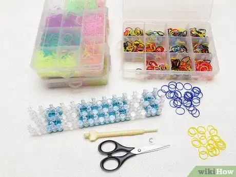 Image titled Make a Minion Rainbow Loom Step 1