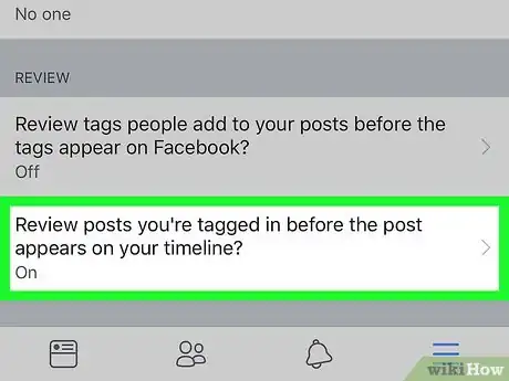 Image titled Not Get Tagged on Facebook on an iPhone or iPad Step 12