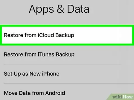Image titled Transfer Text Messages from iPhone to iPhone Step 10