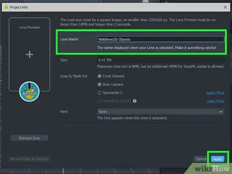 Image titled Make a Snapchat Lens Step 4