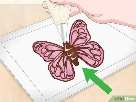 Image titled Make Butterflies for Cake Decorating Step 9