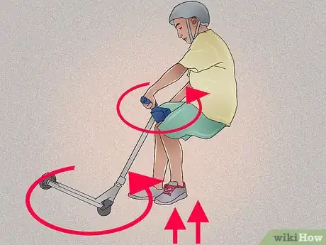 Image titled 180 on a Scooter Step 16