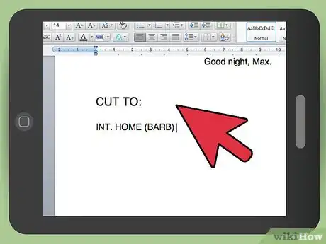 Image titled Write a Properly Formatted Screenplay Step 6